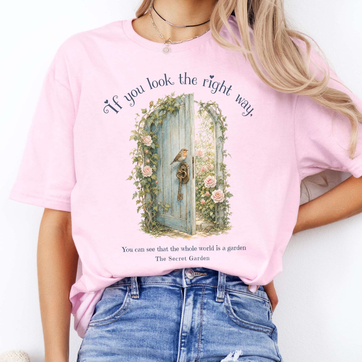 The Whole World Is Like A Garden The Secret Garden Literary T-Shirt