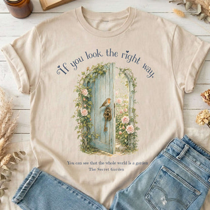The Whole World Is Like A Garden The Secret Garden Literary T-Shirt