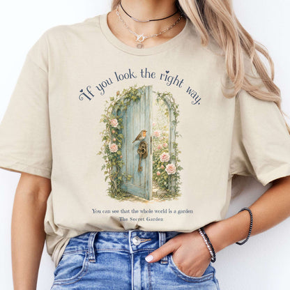 The Whole World Is Like A Garden The Secret Garden Literary T-Shirt