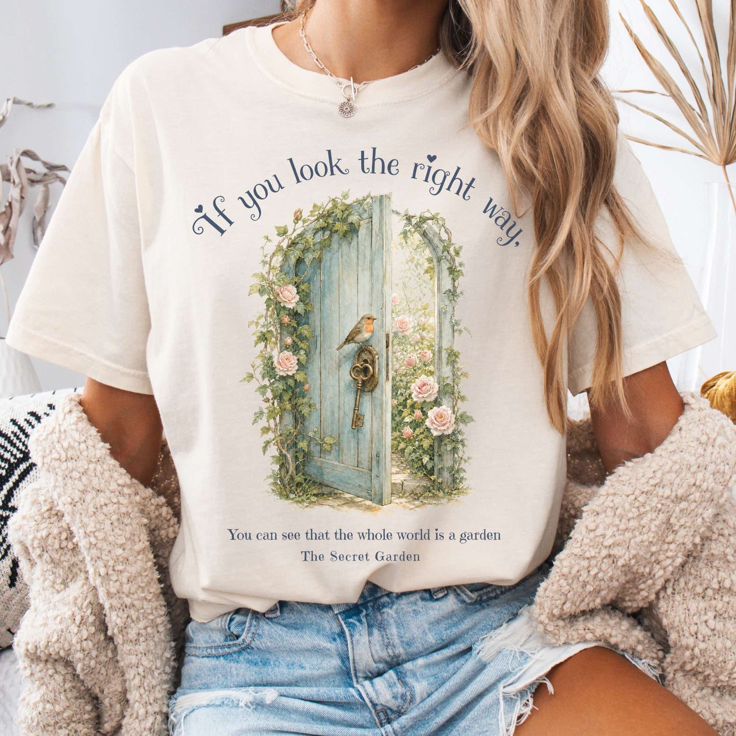 The Whole World Is Like A Garden The Secret Garden Literary T-Shirt