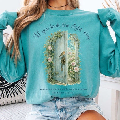The Whole World Is Like A Garden The Secret Garden Literary Long Sleeve