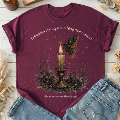 Behind Every Exquisite Thing Dorian Gray Oscar Wilde Literary T-Shirt