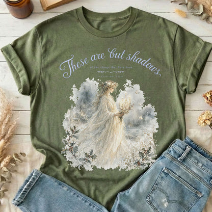 These Are But Shadows A Christmas Carol Charles Dickens Literary T-Shirt