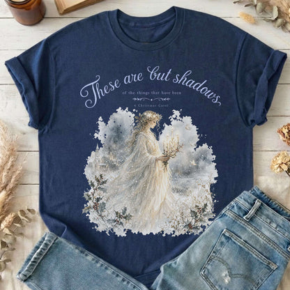 These Are But Shadows A Christmas Carol Charles Dickens Literary T-Shirt