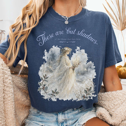 These Are But Shadows A Christmas Carol Charles Dickens Literary T-Shirt