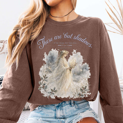 These Are But Shadows A Christmas Carol Charles Dickens Literary Long Sleeve