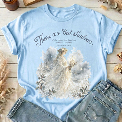 These Are But Shadows A Christmas Carol Charles Dickens Literary T-Shirt