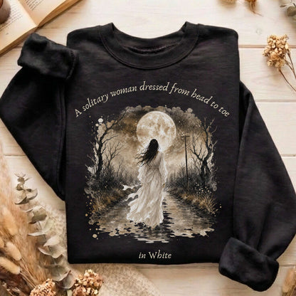 The Woman In White Wilkie Collins Literary Sweatshirt