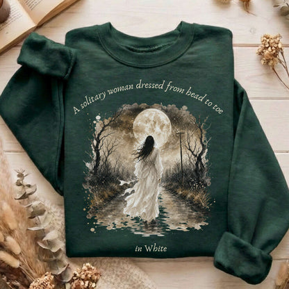 The Woman In White Wilkie Collins Literary Sweatshirt