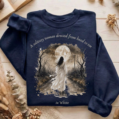 The Woman In White Wilkie Collins Literary Sweatshirt