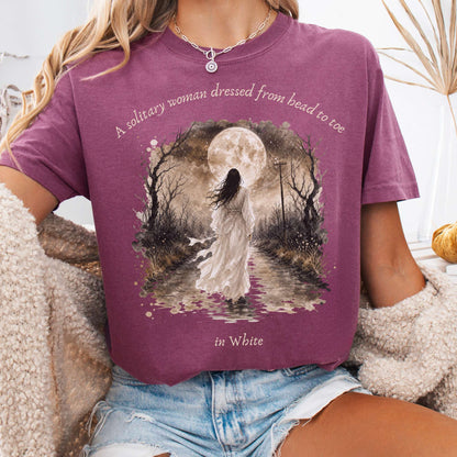 The Woman In White Wilkie Collins Literary T-Shirt