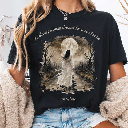 The Woman In White Wilkie Collins Literary T-Shirt