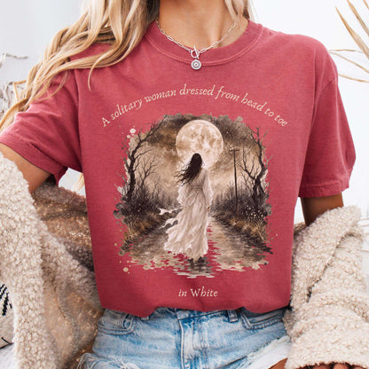 The Woman In White Wilkie Collins Literary T-Shirt