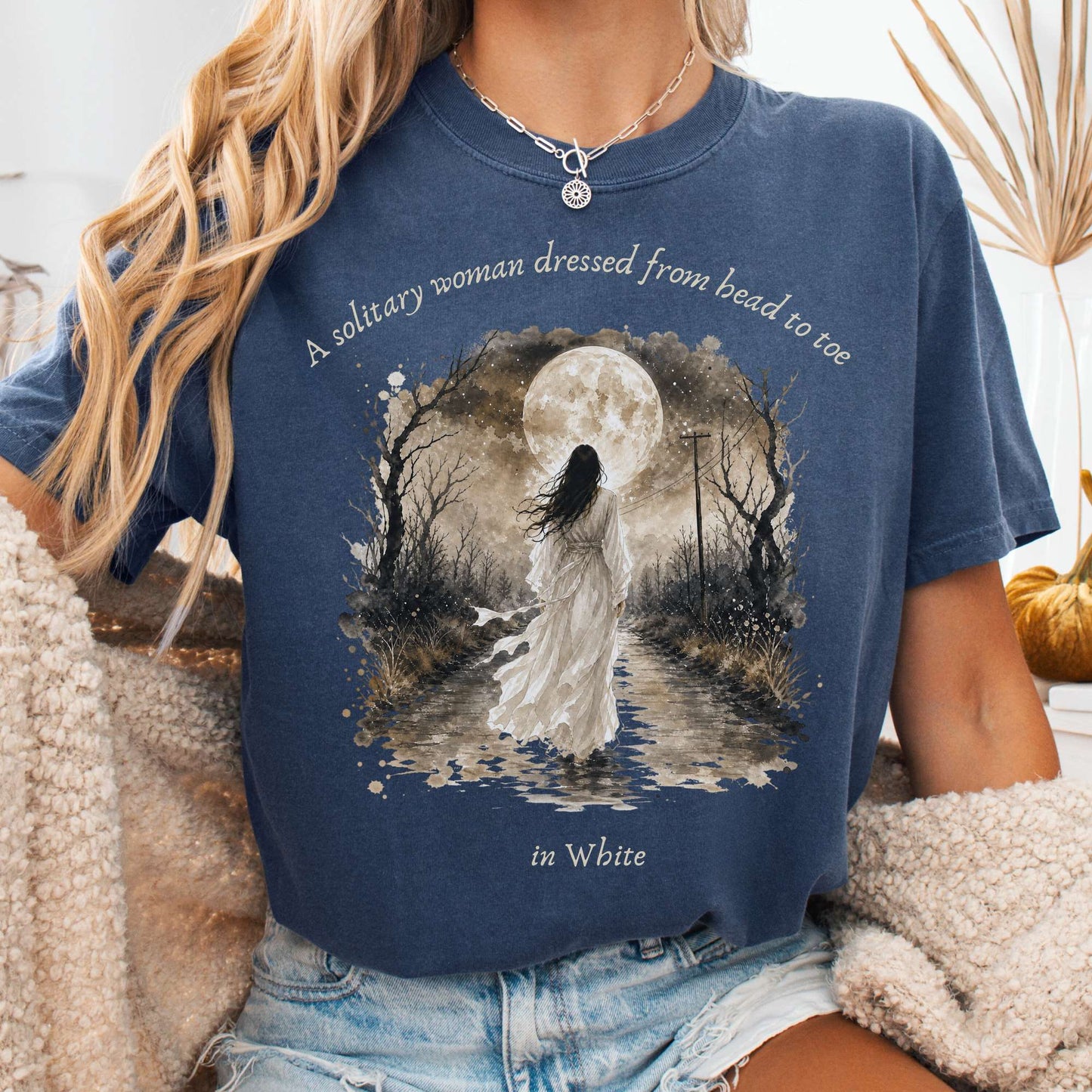 The Woman In White Wilkie Collins Literary T-Shirt