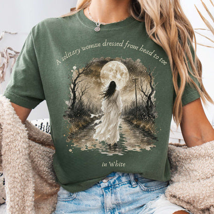 The Woman In White Wilkie Collins Literary T-Shirt