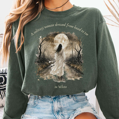 The Woman In White Wilkie Collins Literary Long Sleeve