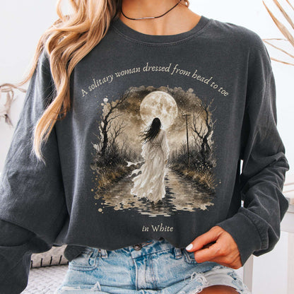 The Woman In White Wilkie Collins Literary Long Sleeve