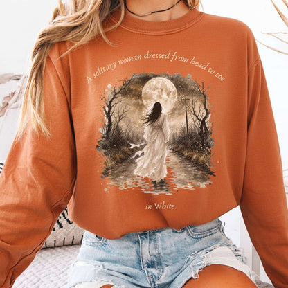 The Woman In White Wilkie Collins Literary Long Sleeve