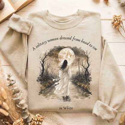 The Woman In White Wilkie Collins Literary Sweatshirt