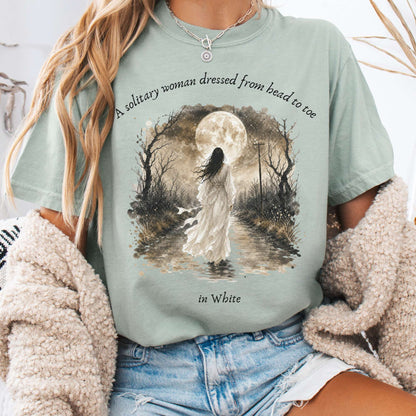 The Woman In White Wilkie Collins Literary T-Shirt