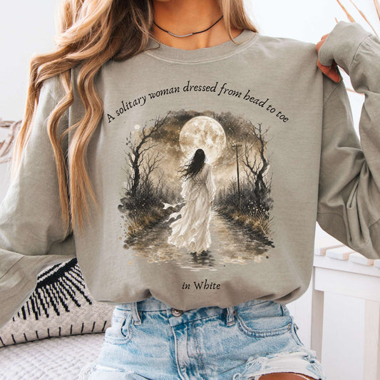 The Woman In White Wilkie Collins Literary Long Sleeve