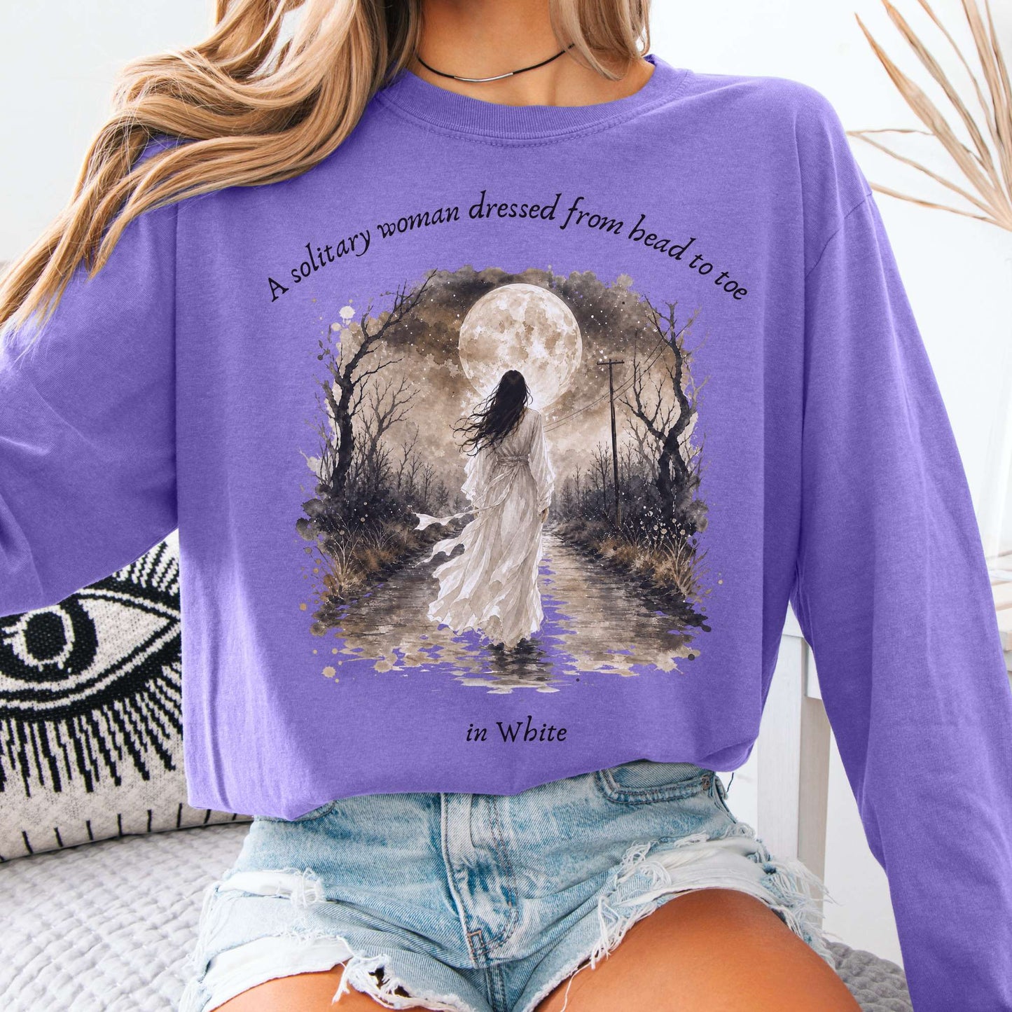 The Woman In White Wilkie Collins Literary Long Sleeve