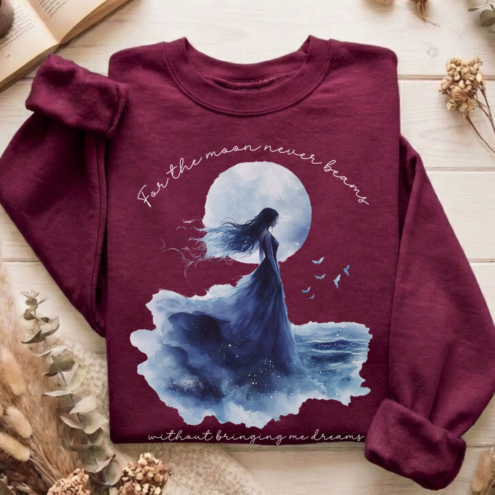 Sweatshirt Maroon / S Design 173 Sweatshirt The Mystic Eden