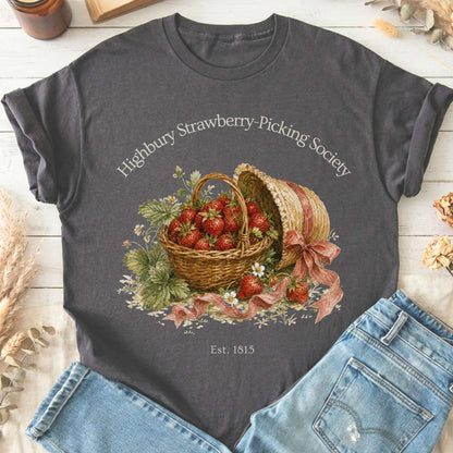 Highbury Strawberry-Picking Society Jane Austen Emma Literary T-Shirt