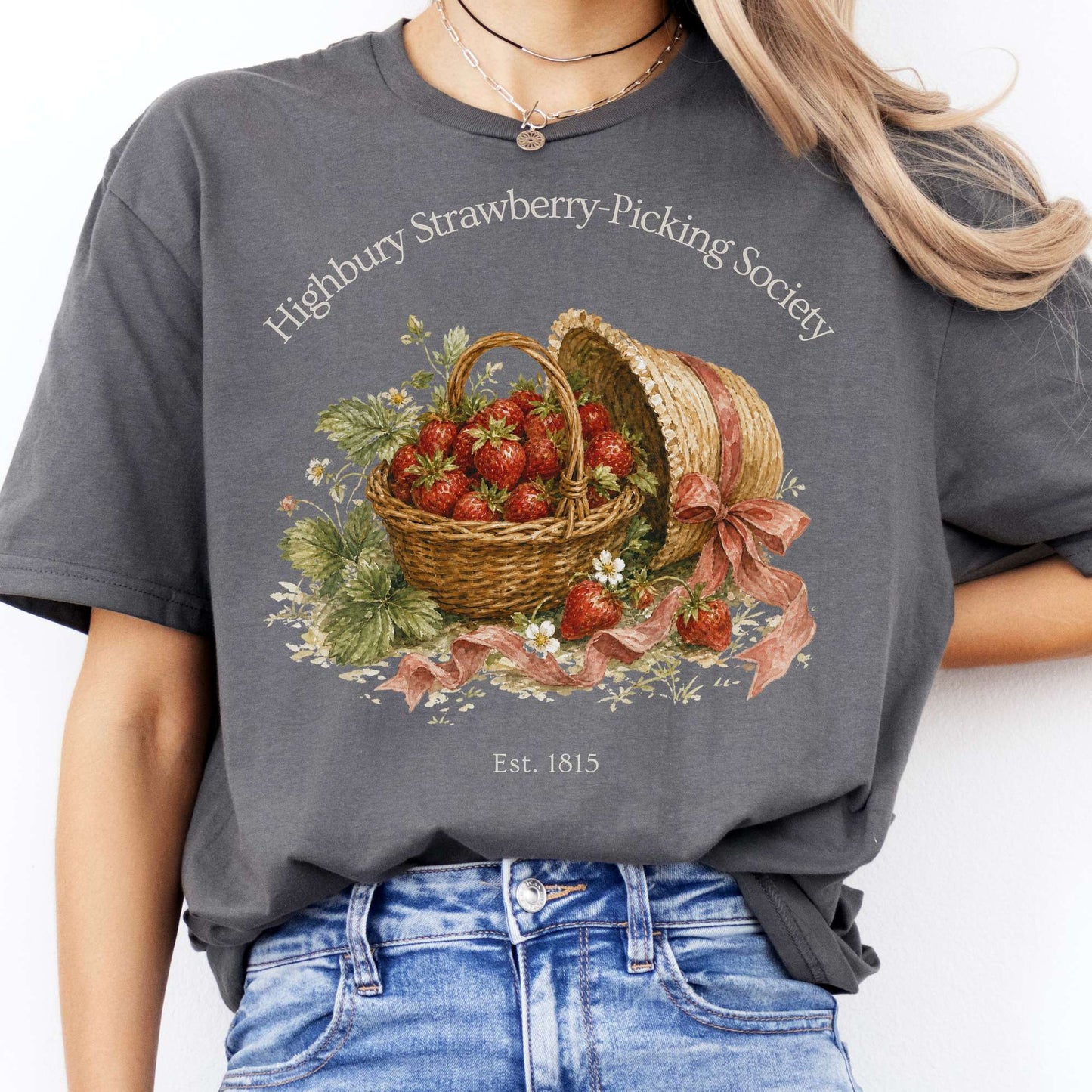 Highbury Strawberry-Picking Society Jane Austen Emma Literary T-Shirt