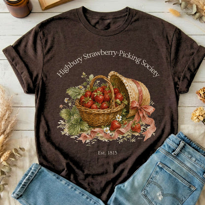Highbury Strawberry-Picking Society Jane Austen Emma Literary T-Shirt