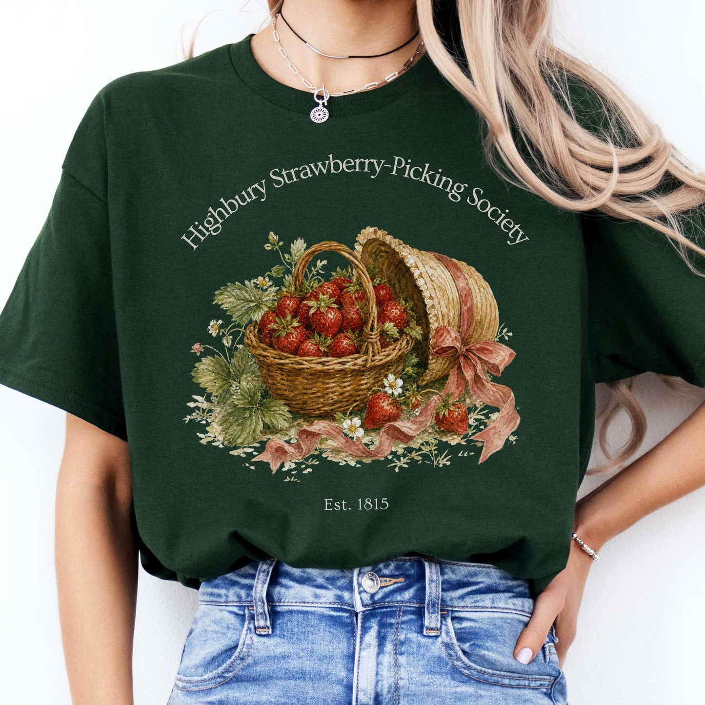 Highbury Strawberry-Picking Society Jane Austen Emma Literary T-Shirt