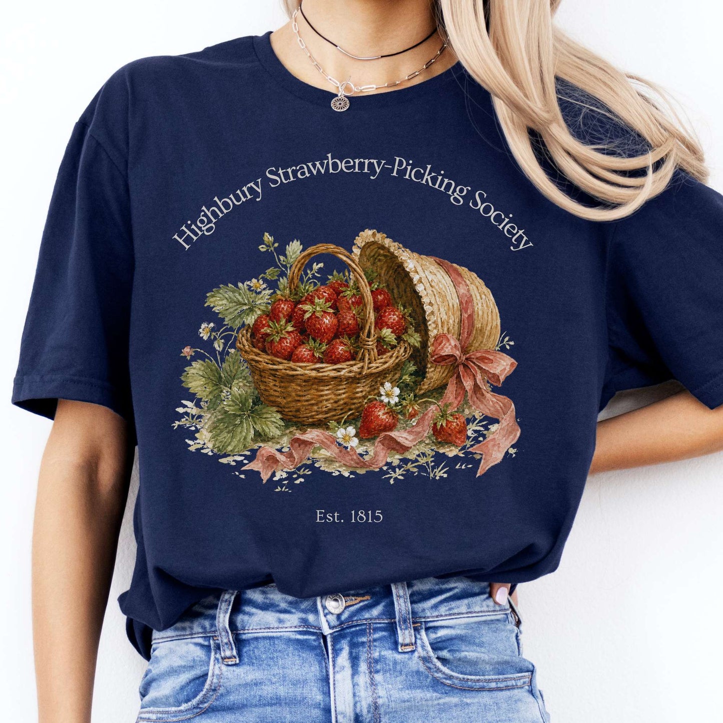 Highbury Strawberry-Picking Society Jane Austen Emma Literary T-Shirt