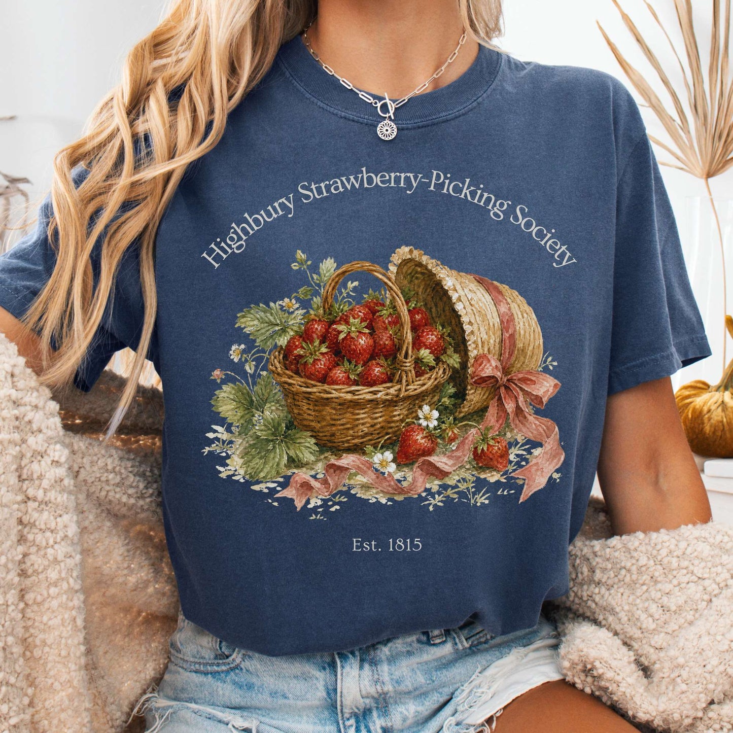 Highbury Strawberry-Picking Society Jane Austen Emma Literary T-Shirt