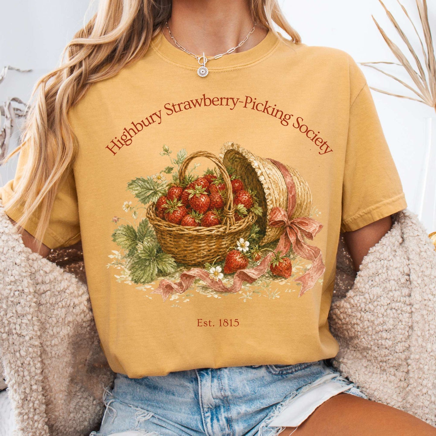 Highbury Strawberry-Picking Society Jane Austen Emma Literary T-Shirt