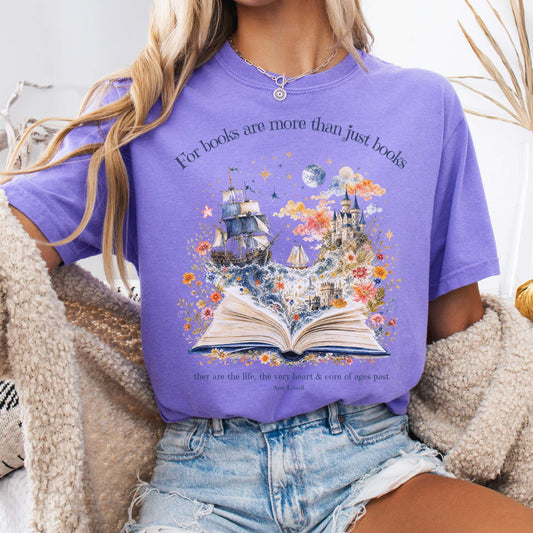 For Books Are More Than Books Amy Lowell Literary T-Shirt