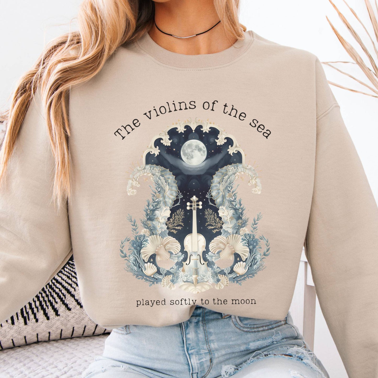 Sweatshirt Design 270 Crewneck Sweatshirt The Mystic Eden