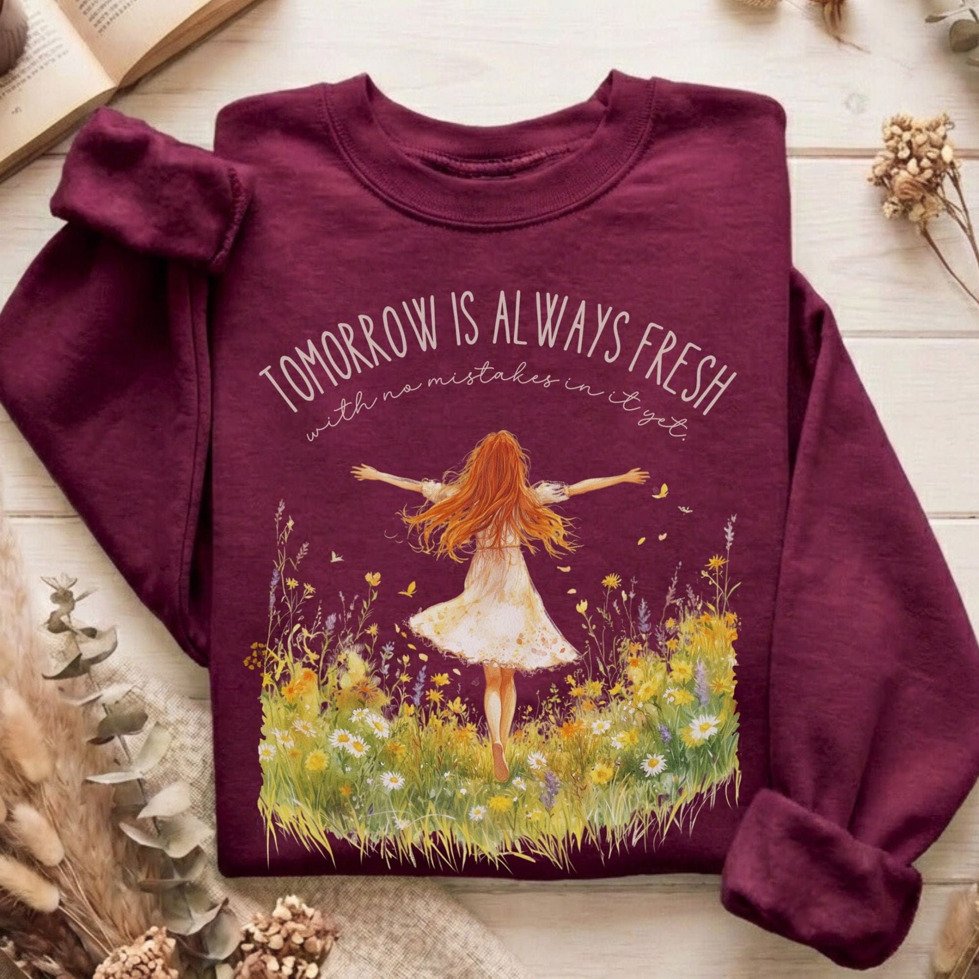 Sweatshirt Maroon / S Design 172 Sweatshirt The Mystic Eden