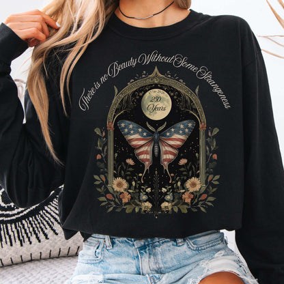 Long-sleeve Black / S There Is No Beauty Without Some Strangeness America 250 Long Sleeve The Mystic Eden