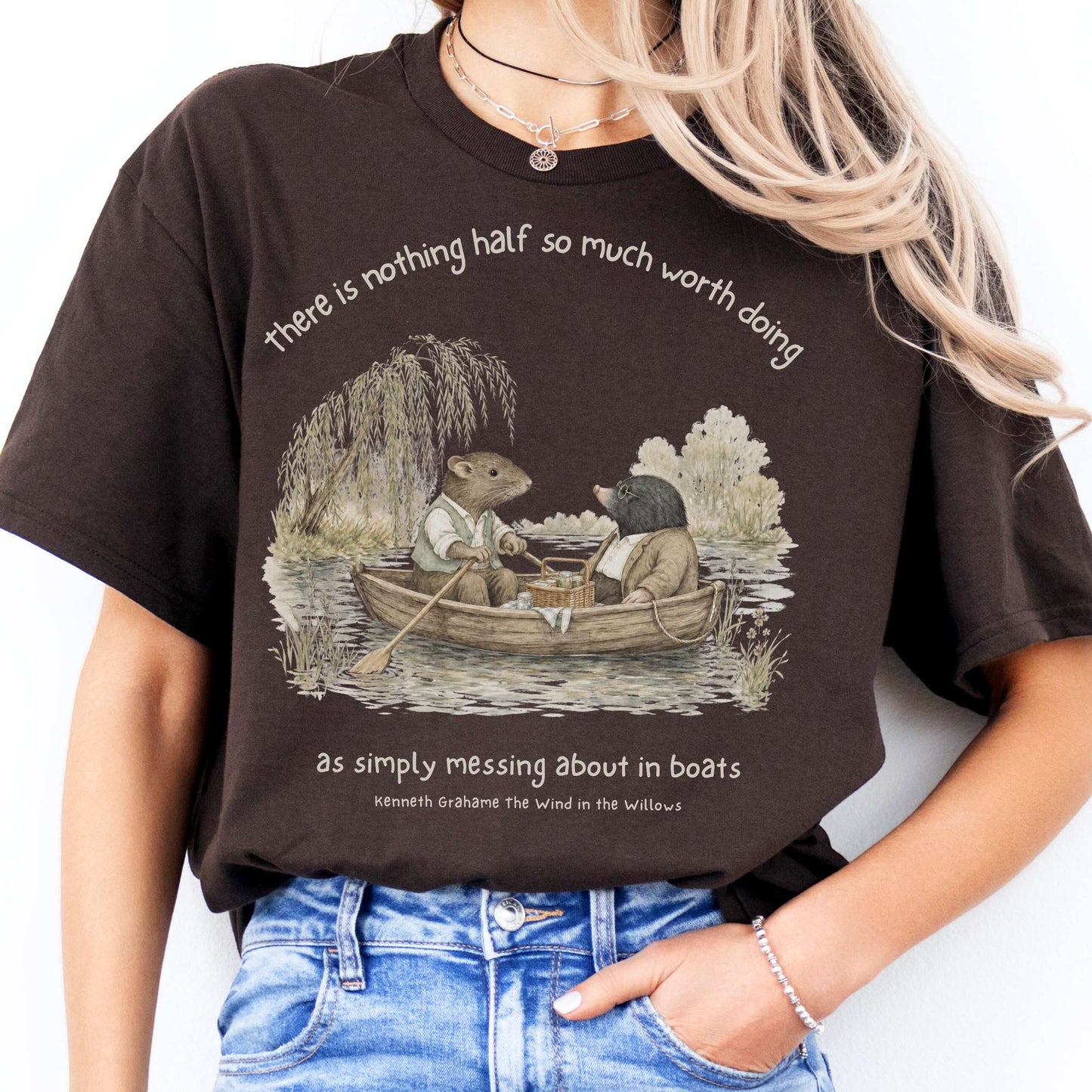 Nothing Half So Much Worth Doing The Wind in the Willows Literary T-Shirt