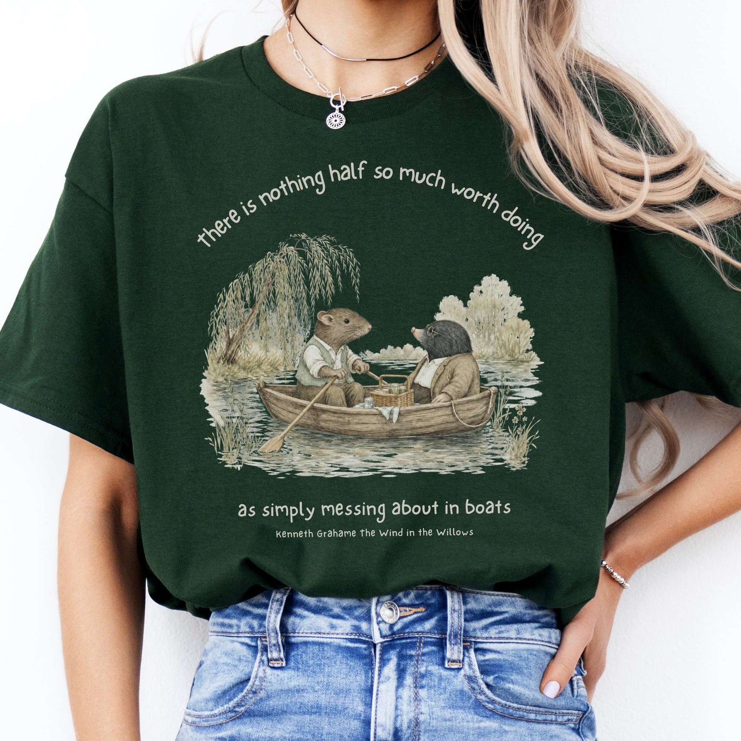 Nothing Half So Much Worth Doing The Wind in the Willows Literary T-Shirt