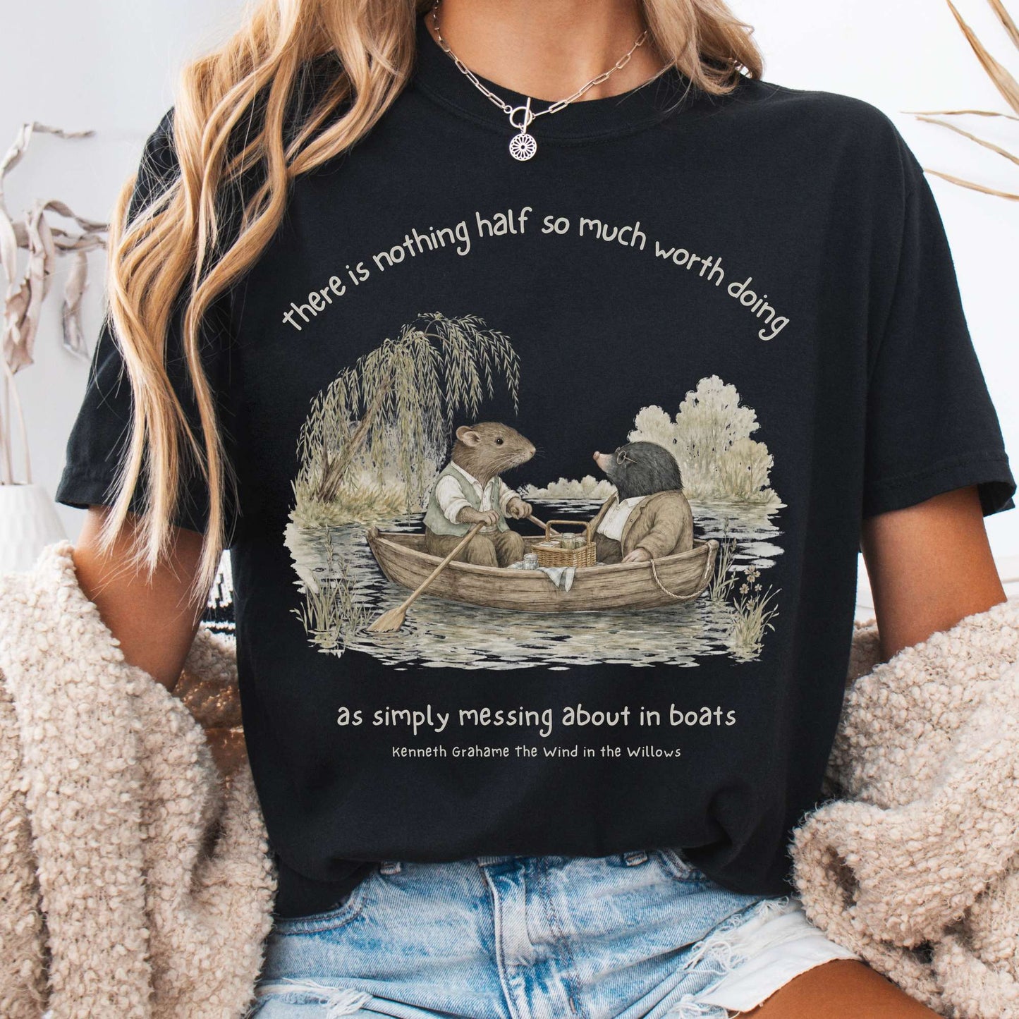 Nothing Half So Much Worth Doing The Wind in the Willows Literary T-Shirt