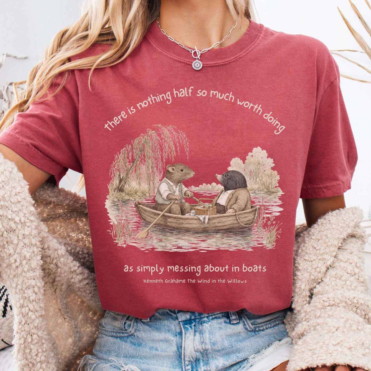 Nothing Half So Much Worth Doing The Wind in the Willows Literary T-Shirt
