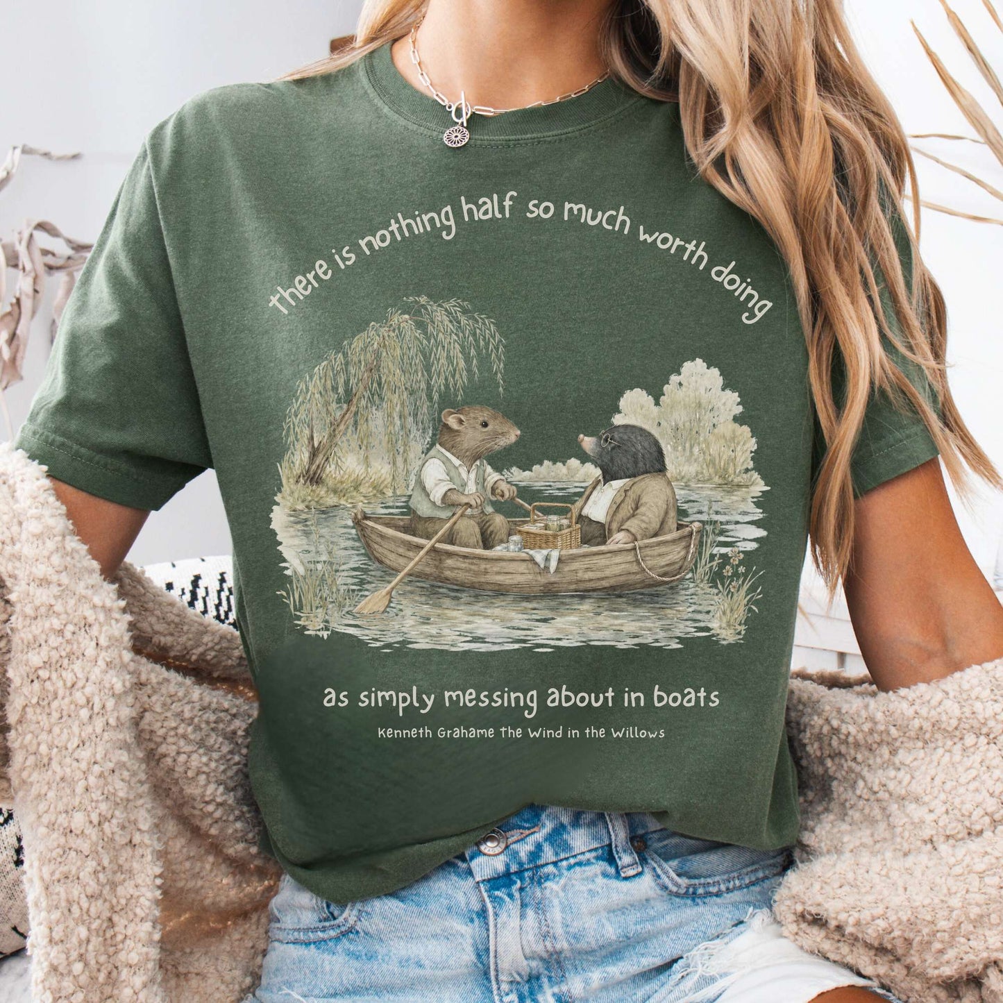 Nothing Half So Much Worth Doing The Wind in the Willows Literary T-Shirt