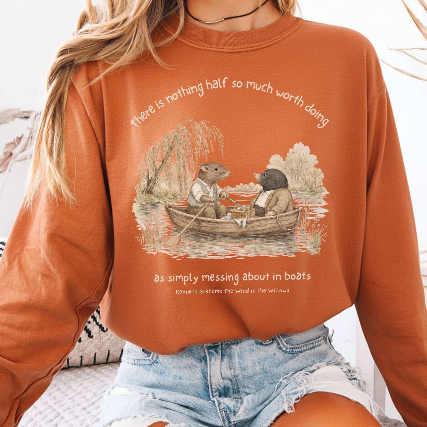 Nothing Half So Much Worth Doing The Wind in the Willows Literary Long Sleeve