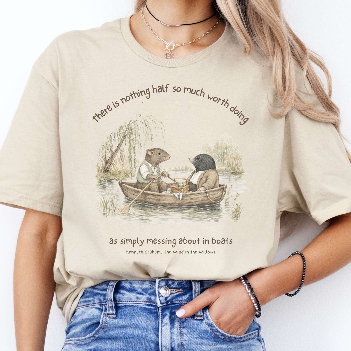 Nothing Half So Much Worth Doing The Wind in the Willows Literary T-Shirt