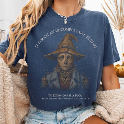 T-Shirt Denim / S It Is Such an Uncomfortable Feeling Scarecrow T-Shirt The Mystic Eden
