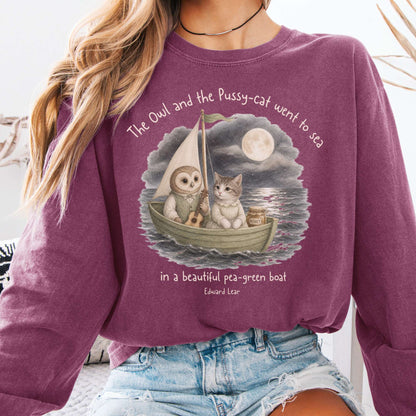 The Owl and the Pussy-Cat Edward Lear Literary Long Sleeve