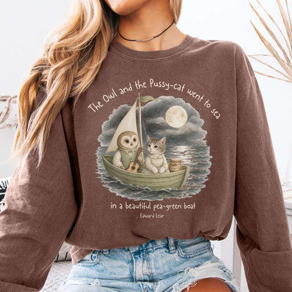 The Owl and the Pussy-Cat Edward Lear Literary Long Sleeve