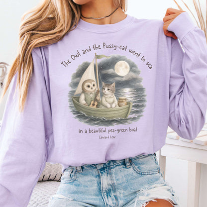 The Owl and the Pussy-Cat Edward Lear Literary Long Sleeve
