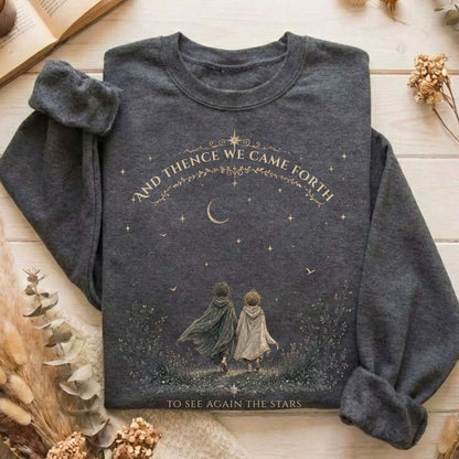 To See Again The Stars Dante Alighieri Literary Sweatshirt